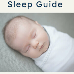 Cover of the book "Newborn Sleep Guide: For the First 12 Weeks"